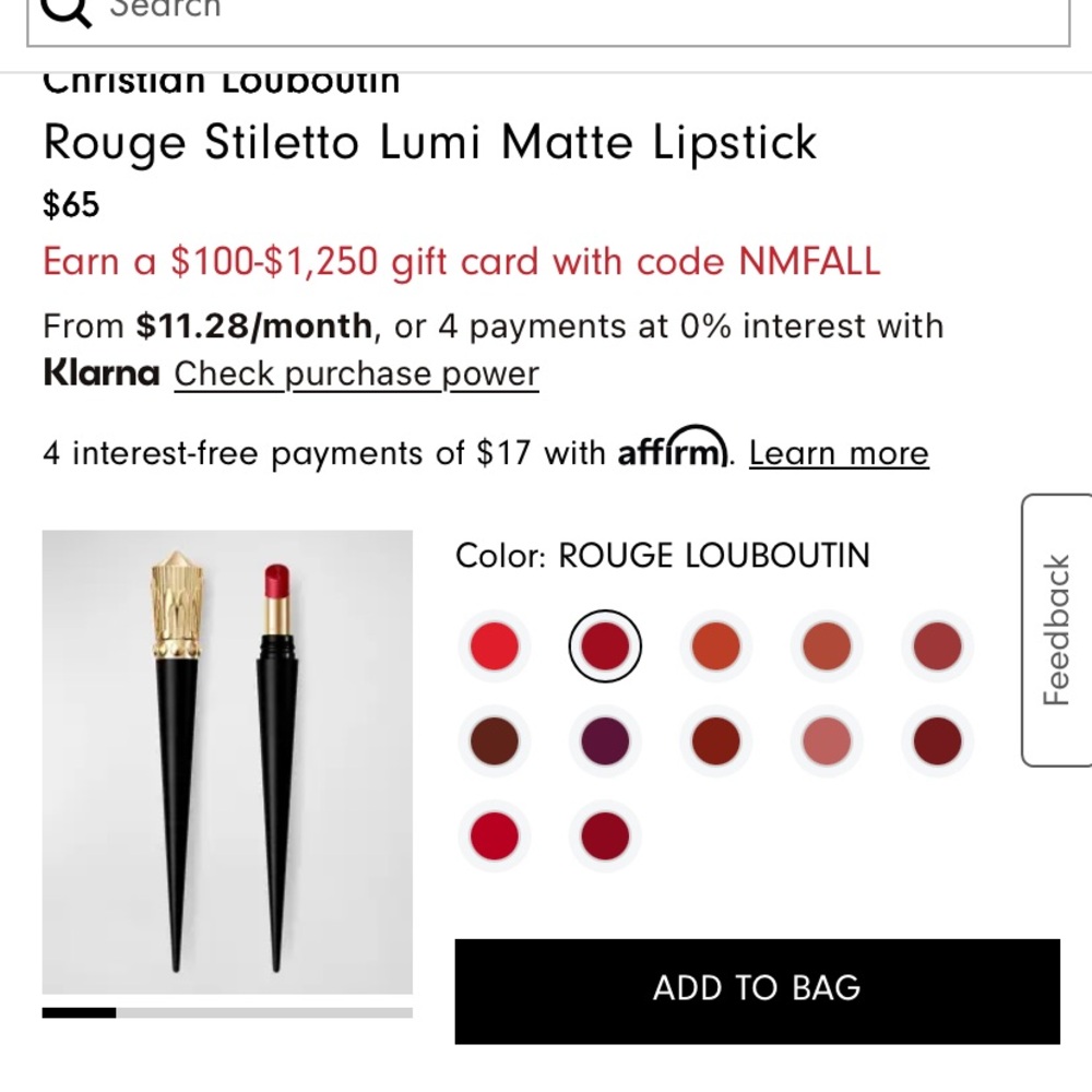 Two Christian Louboutin Rouge Stiletto Lipsticks - New in Box - Picture 5 of 5